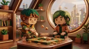 Posts do Blog 1 Teenagers playing voxel board game 202608262004