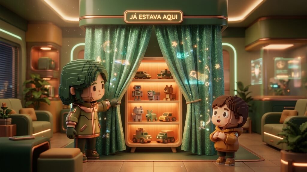 O Mágico de Oz: o que Dorothy só descobre quando puxa a cortina 2 Parent reveals toys to child 202609091132