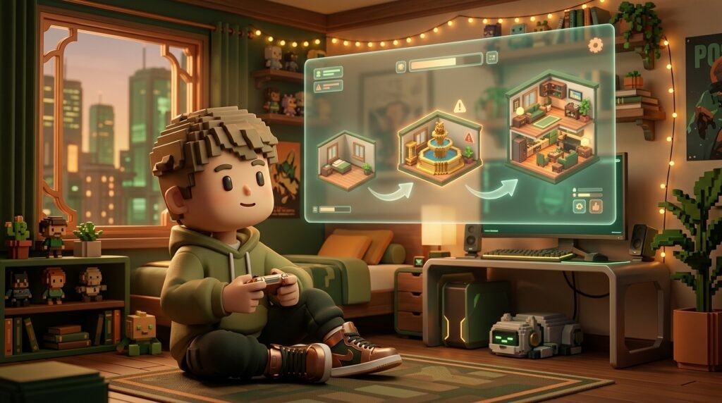 O que The Sims te ensina sobre dinheiro sem você perceber 2 Teenager holding game controller… 20260921191557