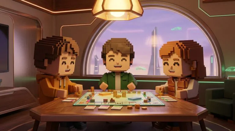 Teenager playing board game 202607201015